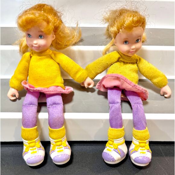 RARE Vintage Playground Kids Dolls 1990 PK ERTL TCFC Amy set of 2 - Picture 1 of 7